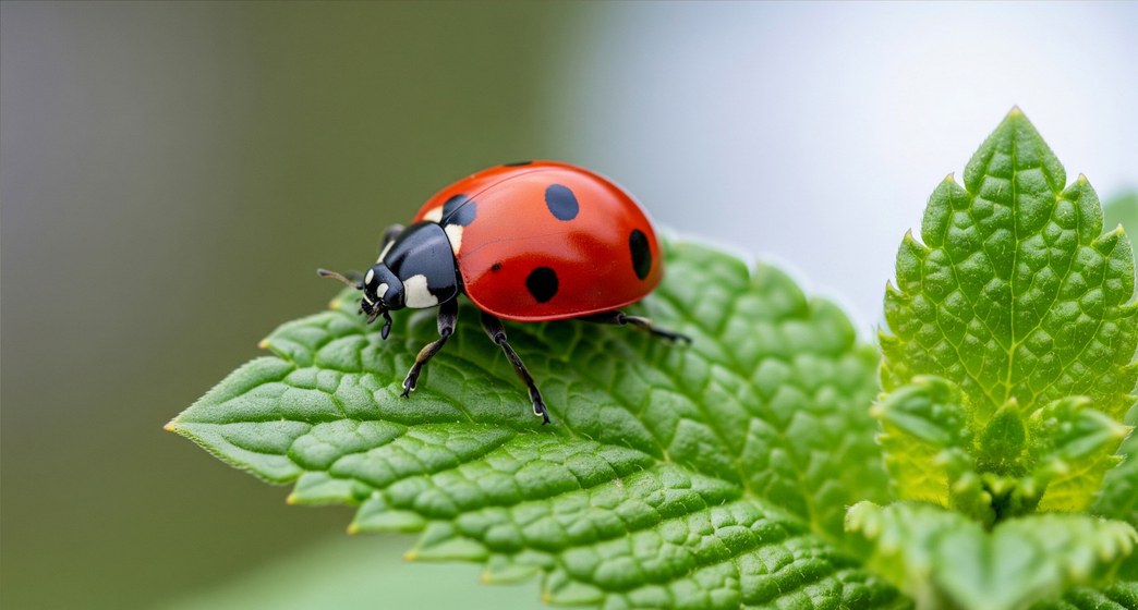 Marienkäfer Marienkäfer auf einem Blatt